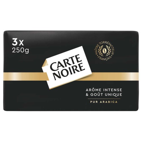 Carte Noire Café Moulu Arôme Intense 3x250g