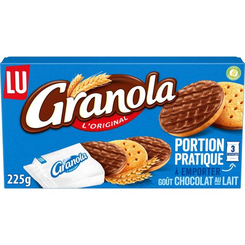 Granola Sablés nappés au Chocolat au Lait 225g