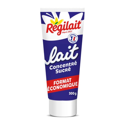 Régilait Lait Concentré Sucré Entier Tube 300g