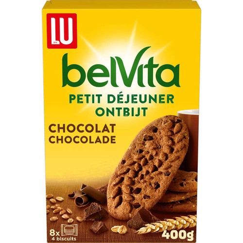 Lu Belvita Petit Déjeuner Biscuits au Chocolat 400g