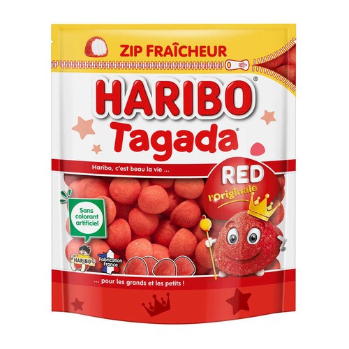 Haribo Bonbons Tagada L'Original Zip Fraîcheur 220g