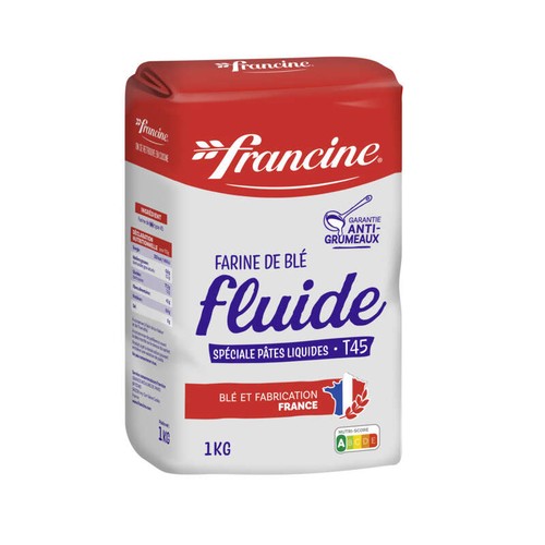 Francine Farine De Blé Fluide T45 1kg
