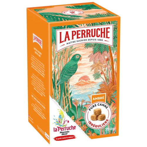 La Perruche Sucre De Canne En Morceaux La Boîte De 750g