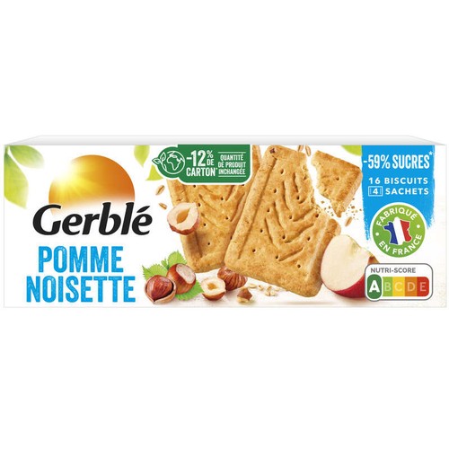 Gerblé Biscuit pomme noisette  230g
