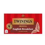 Twinings Thé Original English Breakfast 25 Sachets 40g