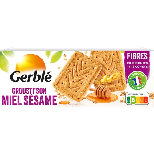 Gerblé Biscuit crousti'son miel sésame 200g