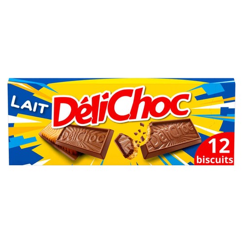 Délichoc Tablette Chocolat Au Lait Croustillant 150g