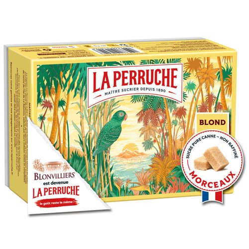 Blonvilliers Sucre Roux De Canne En Morceaux Le Pack De 1Kg