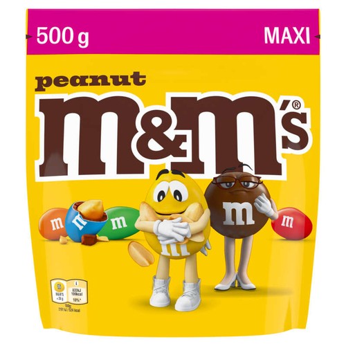 M&M's Cacahuète Enrobée De Chocolat Pochon 500g