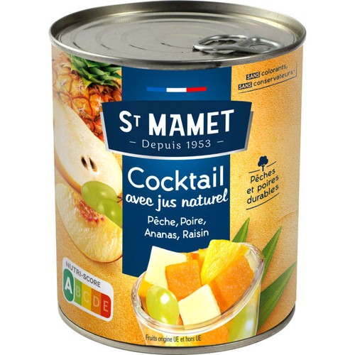 St Mamet Cocktail de fruits 850g
