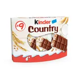 Kinder Country Barre Céréalière Enrobée De Chocolat Au Lait 211g