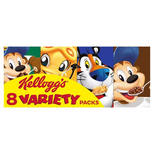 Kellogg's Céréales Variety Mini pack Coco pops Miel Pops Frosties 215g