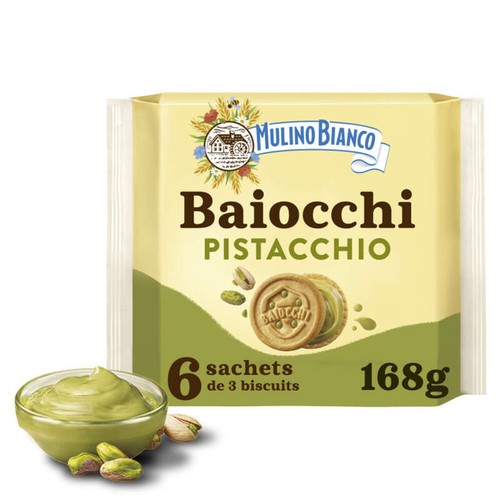 Baiocchi pistacchio Biscuit croustillant 168g