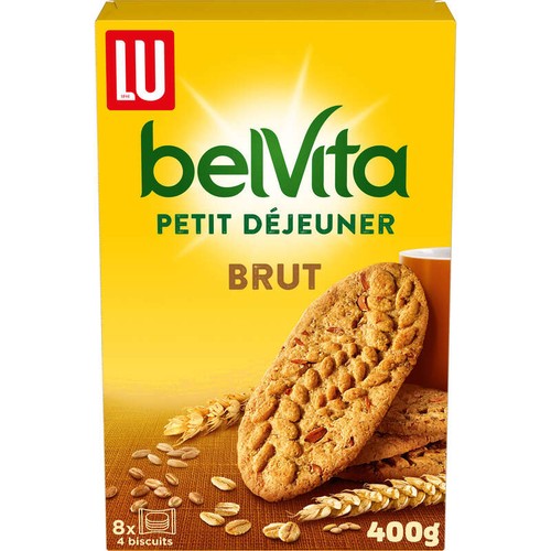 Lu Belvita Petit Déjeuner Biscuits Brut 400g