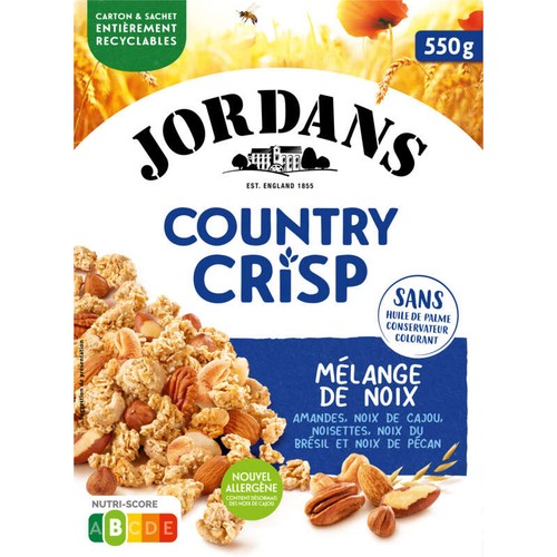 Jordans céréales mélange de noix 550g