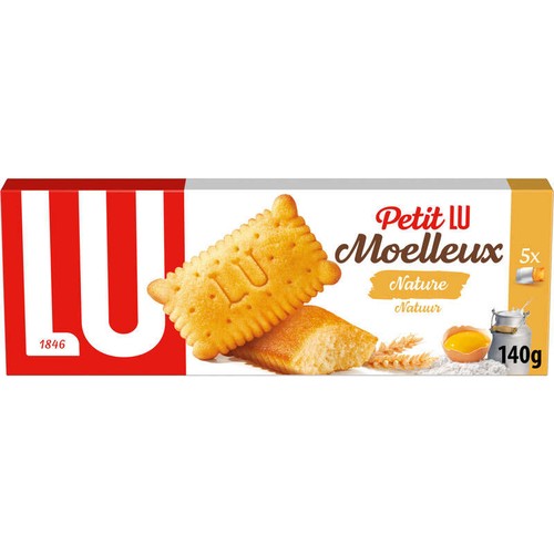 Lu Petits Lu Gâteaux Moelleux Nature 140g