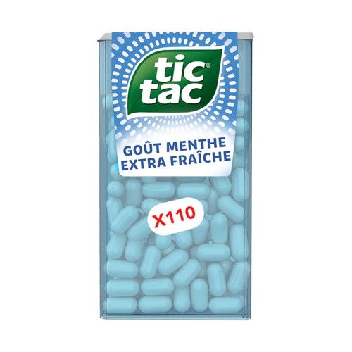 Tic Tac Bonbons Goût Menthe Extra Fraîche x110