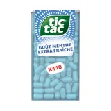Tic Tac Bonbons Goût Menthe Extra Fraîche x110