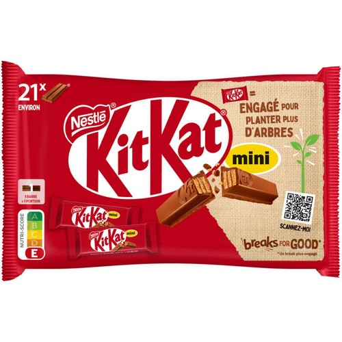 Kitkat Mini Barre Au Chocolat Au Lait Sachet 350g