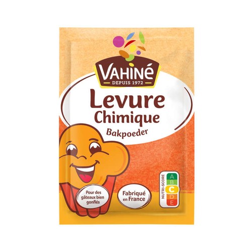 Vahiné Levure Chimique 5 Sachets 55g