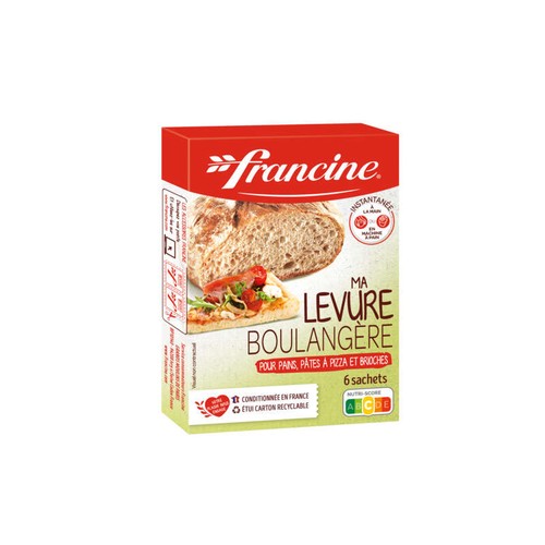 Francine Ma Levure Boulangère Instantanée 6x5g