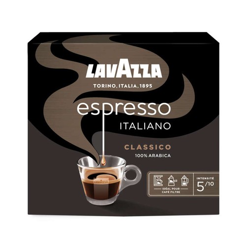 Lavazza Café Moulu L'Espresso Italiano 100% Arabica 2x250g