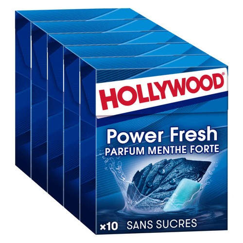 Hollywood Chewing-Gum Power Fresh Parfum 5x10pcs