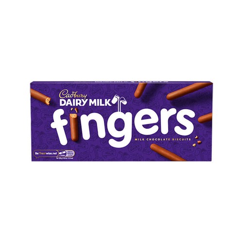 Cadbury Fingers Lait & chocolat 114g