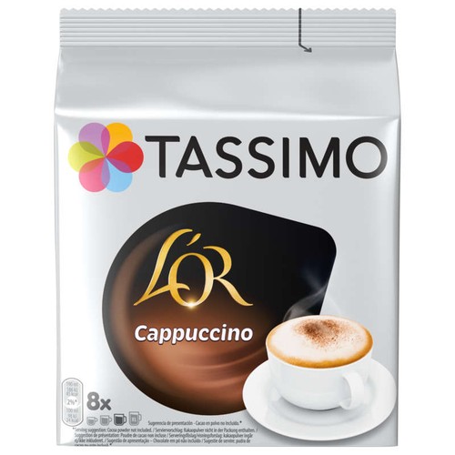Tassimo L'Or Cappuccino x8 dosettes 267g