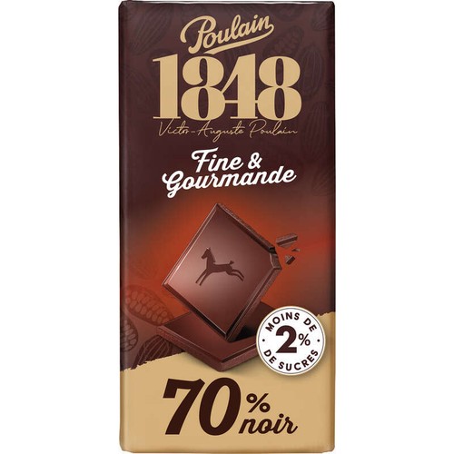 Poulain 1848 Fine & Gourmande 70% Noir 100g