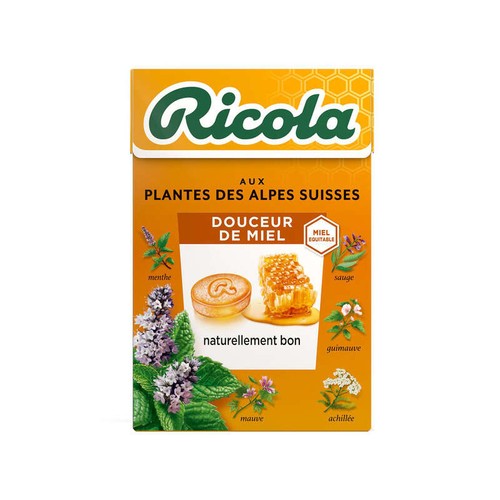Ricola Aux Plantes Des Alpes Suisses Douceur De Miel 50g