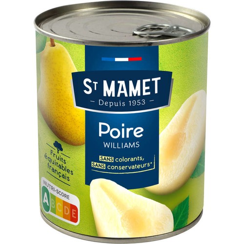 St Mamet Poires williams 850g