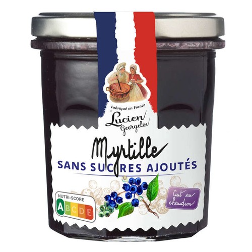 Lucien Georgelin Confiture Myrtille sans sucres ajoutés 320g