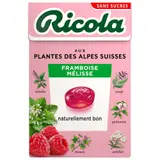 Ricola Aux Plantes Des Alpes Suisses Framboise Mélisse Sans Sucres 50g