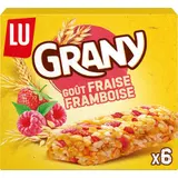 LU Grany Barres de céréales Fraises et Framboises 108g