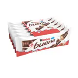 Kinder Bueno Lot 6x2 Gaufrette Enrobée De Chocolat 258g