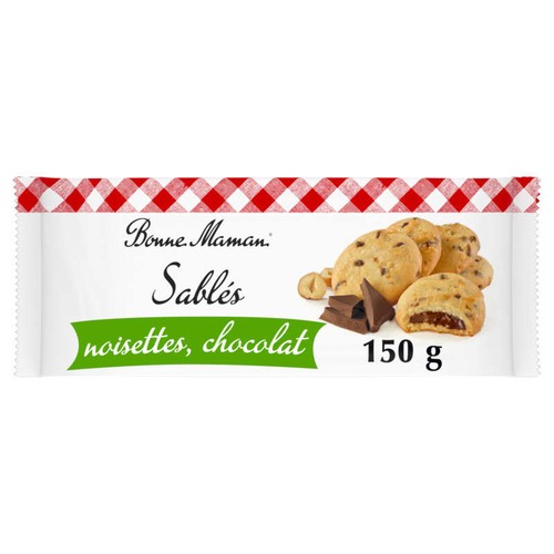 Bonne Maman Sablés fourrés chocolat noisettes 150g