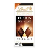 Lindt Excellence Fusion Noir 70% Et Lait 100g