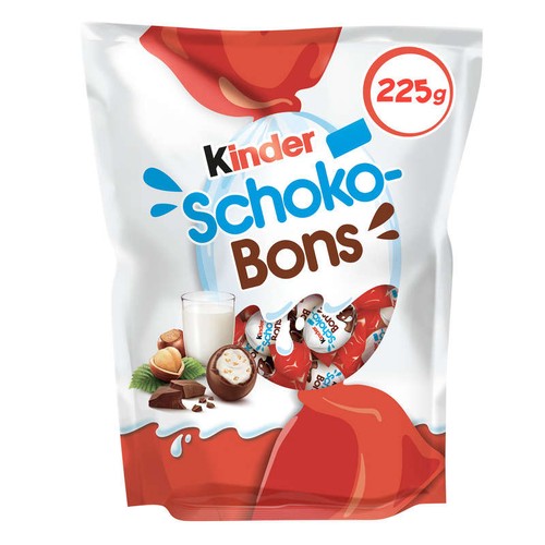 Kinder Schokobons Bonbons Chocolat Au Lait Et Noisette 225g