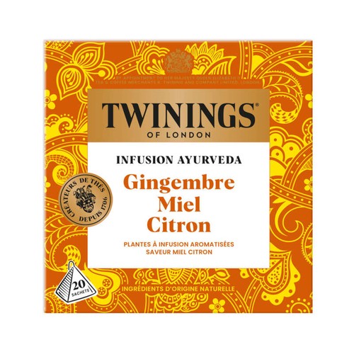 Twinings Infusion Ayurveda Gingembre 20 Sachets