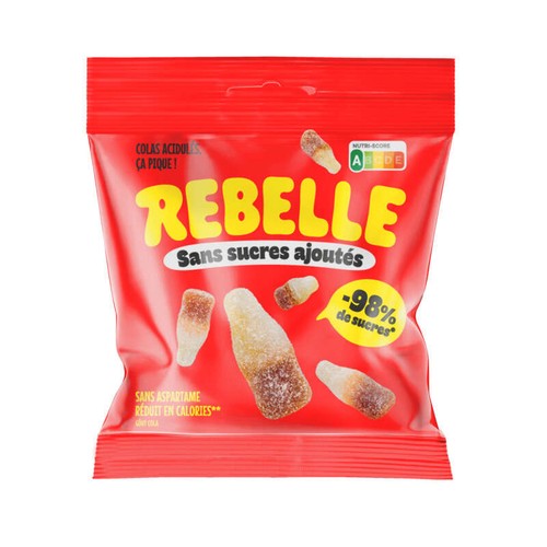 Rebelle Bonbons cola 50g