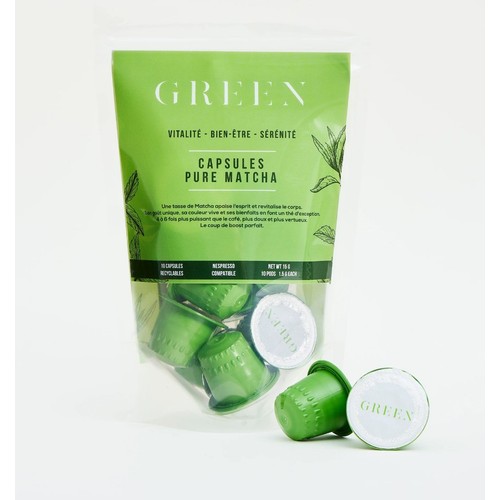 Green Capsules Pure Matcha x10