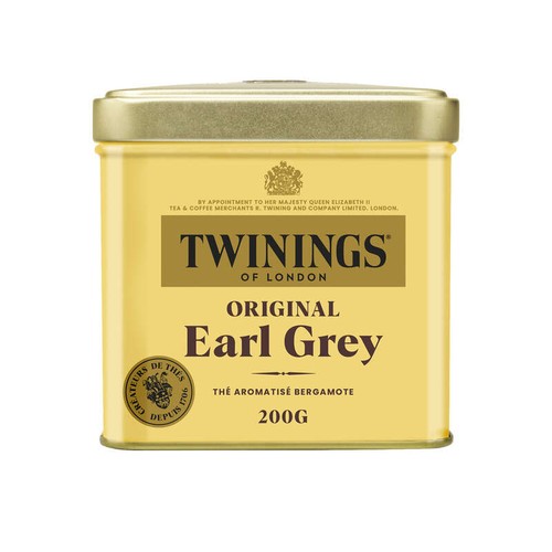 Twinings Thé Original Earl Grey, Aromatisé À La Bergamote 200g
