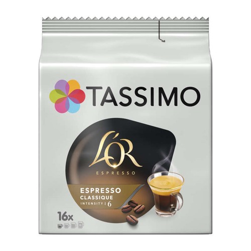 Tassimo Café L'Or Espresso Classique en Dosettes x16 - 104g