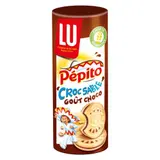 Lu Pepito Croc Sablé Biscuits fourrés au Chocolat Lait 2x294g