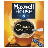 Maxwell House Qualité Filtre Café soluble x25 sticks 45g