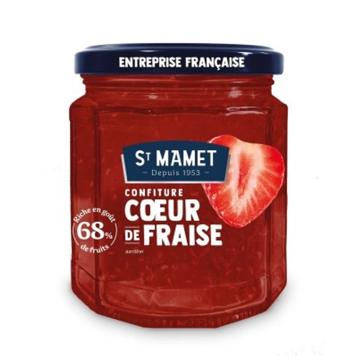 Saint Mamet  Confiture Coeur de fraise 310g