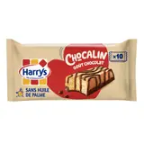 Harrys Gâteaux moelleux cacao et chocolat Chocalin sans huile de palme , le paquet de 10 sachets, 350g
