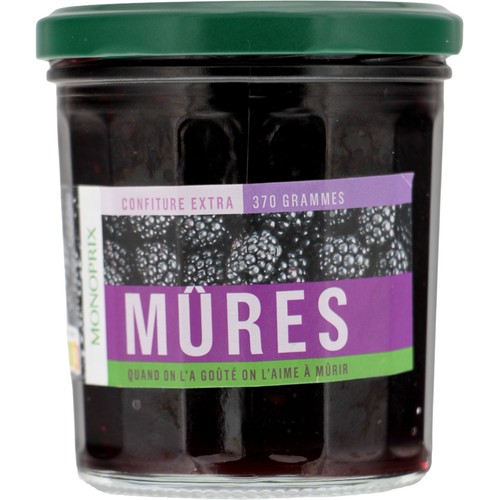Monoprix Confiture Mûre 370g