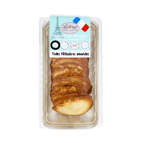 Biscuiterie Astruc Tuiles Pâtissières Amandes 140g